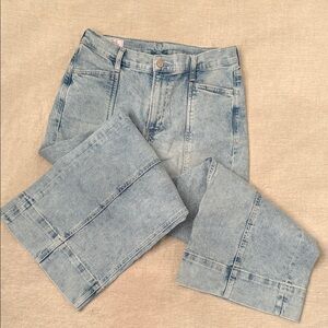 GAP Light Blue High Rise Stride Ankle